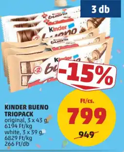 PENNY Kinder Bueno Triopack ajánlat