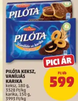 PENNY Pilóta keksz, Vaníliás karika ajánlat