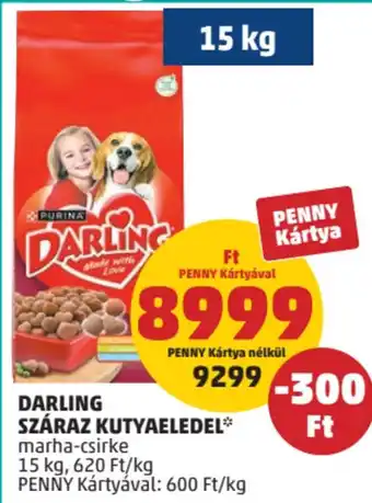 PENNY Darling száraz kutyaeledel ajánlat