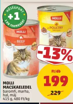PENNY Molli macskaeledel ajánlat