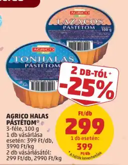 PENNY Agrico halas pástétom ajánlat