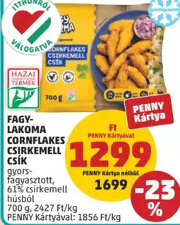PENNY Fagylakoma Cornflakes csirkemell csík ajánlat