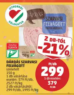 PENNY Dárdás Szarvasi felvágott ajánlat