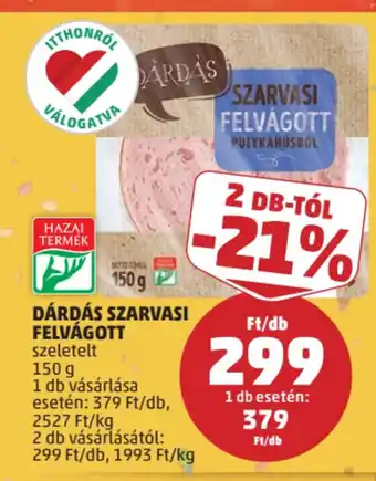 PENNY Dárdás Szarvasi felvágott ajánlat