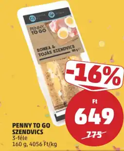 PENNY Penny to go szendvics ajánlat