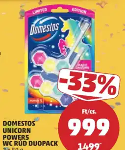 PENNY Domestos Unicorn Power5 wc rúd duopack ajánlat