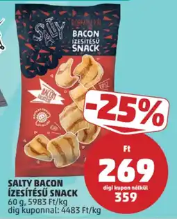 PENNY Salty Bacon ízesítésű snack ajánlat