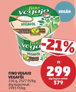 PENNY Fino Vegajo Vegaföl ajánlat