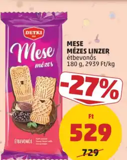 PENNY Detki Mese mézes linzer ajánlat