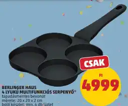 PENNY Berlinger Haus 4 lyukú multifunkciós serpenyő ajánlat