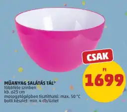 PENNY Műanyag salátás tál ajánlat
