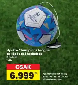 Interspar Hy-Pro Champions League dekázó edző focilabda ajánlat