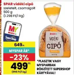 Spar Spar vidéki cipó ajánlat