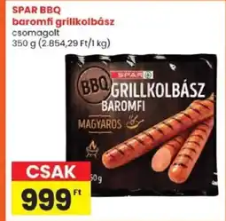 Spar Spar bbq baromfi grillkolbász ajánlat