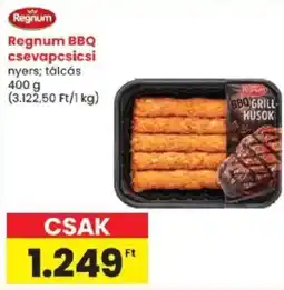 Spar Regnum bbq csevapcsicsi ajánlat