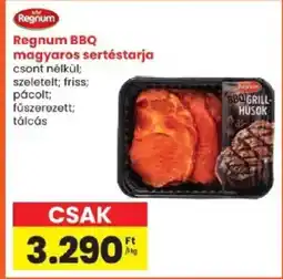 Spar Regnum bbq magyaros sertéstarja ajánlat
