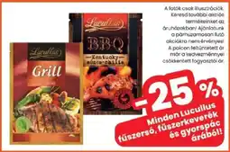 Spar Minden Lucullus fűszerkeverék és gyorspác ajánlat