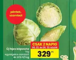 Spar Új fejes káposzta ajánlat