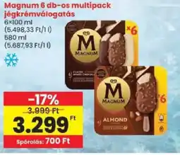 Spar Magnum 6 db-os multipack jégkrémmválogatás ajánlat