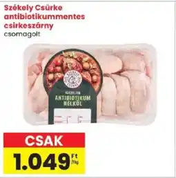 Spar Székely Csürke antibiotikummentes csirkeszárny ajánlat