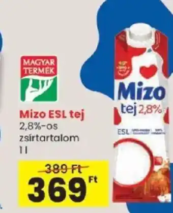 Spar Mizo esl tej ajánlat