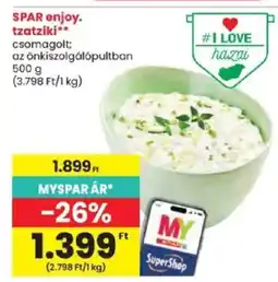 Spar Spar enjoy. Tzatziki ajánlat