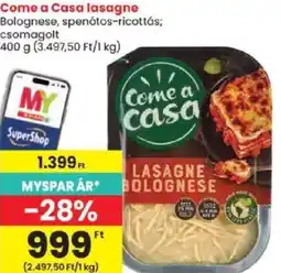 Spar Come a Casa lasagne ajánlat