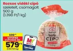 Spar Rozsos vidéki cipó ajánlat