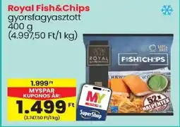 Spar Royal Fish&Chips ajánlat