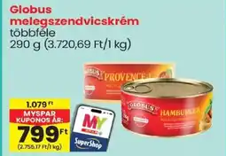 Spar Globus melegszendvicskrém ajánlat