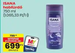 Spar Isana habfürdő ajánlat