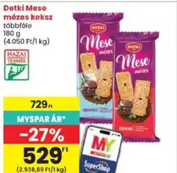 Spar Detki Meses mézes keksz ajánlat