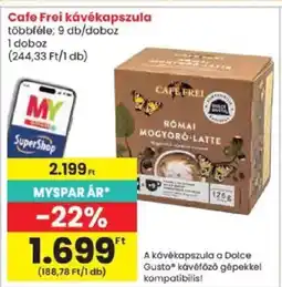 Spar Cafe Frei kávékapszula ajánlat