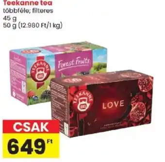 Spar Teekanne tea ajánlat
