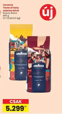 Spar Lavazza Taste of Italy szemes kávé ajánlat