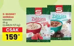 Spar S-Budget zabkása ajánlat