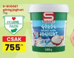 Spar S-BUDGET görög joghurt ajánlat