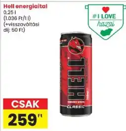 Spar Hell energiaital ajánlat