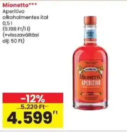 Spar Mionetto Aperitivo alkoholmentes ital ajánlat