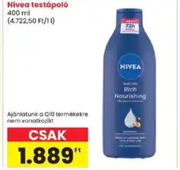 Spar Nivea testápoló ajánlat
