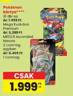 Spar Pokémon kártya ajánlat