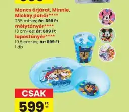 Spar Mancs őrjárat, Minnie, Mickey pohár ajánlat