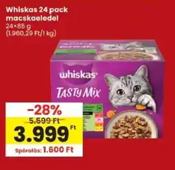 Spar Whiskas macskaeledel ajánlat