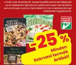 Spar Szarvasi Mozzarella ajánlat