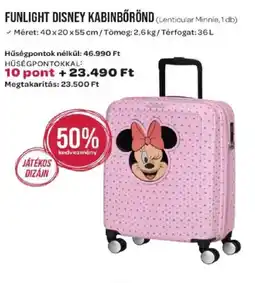 Spar Funlight disney kabinbőrönd Lenticular Minnie ajánlat