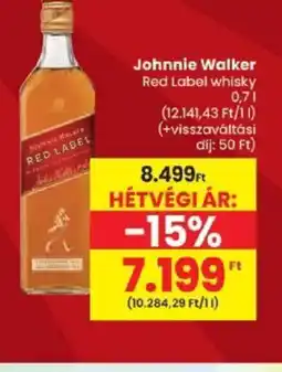 Spar Johnnie Walker Red Label whisky ajánlat