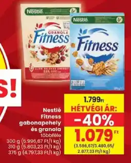 Spar Nestlé Fitness gabonapehely és granola ajánlat