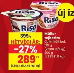 Spar Müller Riso tejberizs ajánlat