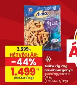 Spar Aviko Zig Zag hasábburgonya gyorsfagyasztott ajánlat