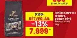 Spar Tchibo Espresso szemes, pörkölt kávé Milano, Sicilia ajánlat